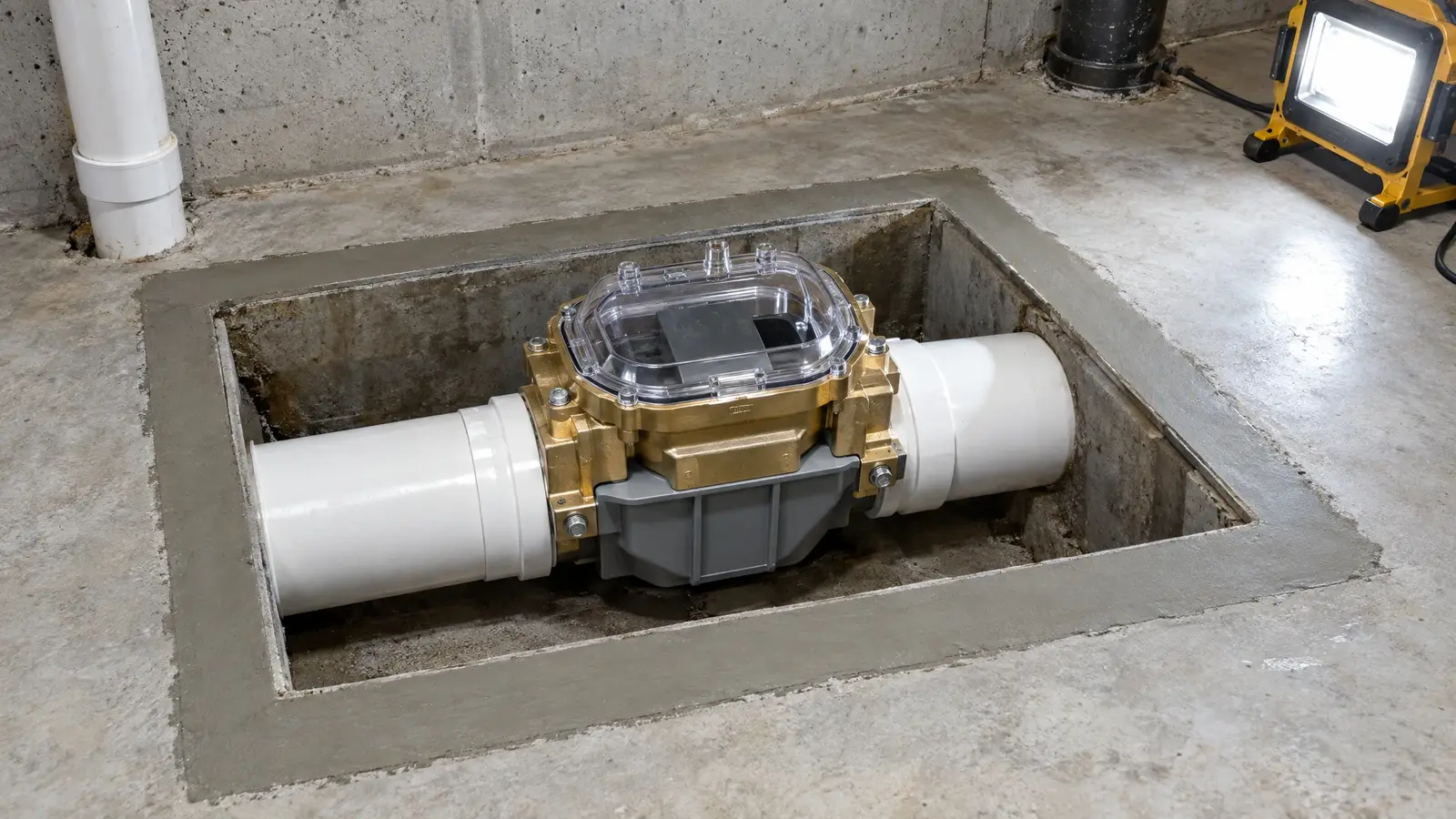 Backwater Valve Installation | Music City Drain Backwater Valve Installation in Nashville and Middle Tennessee