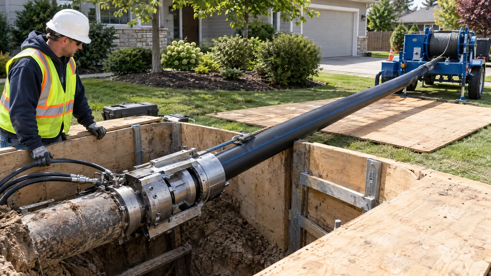 Pipe Bursting Sewer Replacement in Nashville and Middle Tennessee